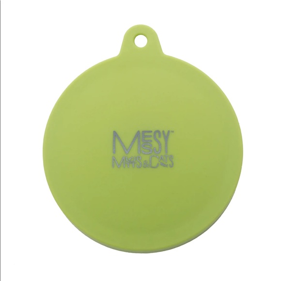 x2 Messy Mutts Messy Cats Silicone Cat & Dog Food Can Cover, Fits 2.5" to 3.3” - Picture 2 of 5